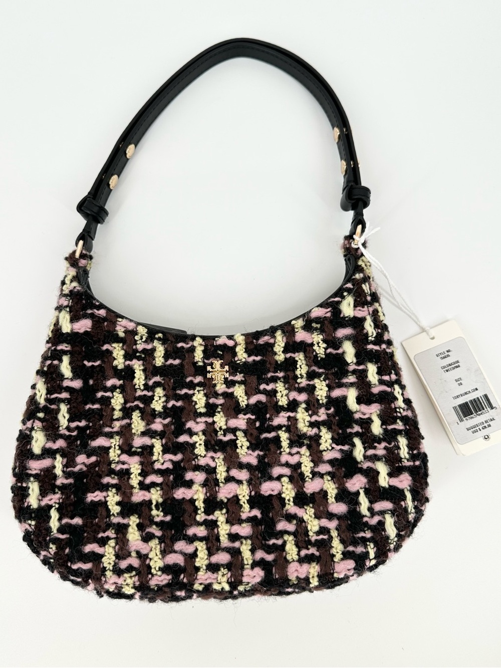 Tory Burch Emerson Tweed Shoulder Bag Small